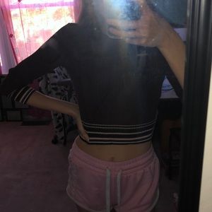 Long sleeved crop top